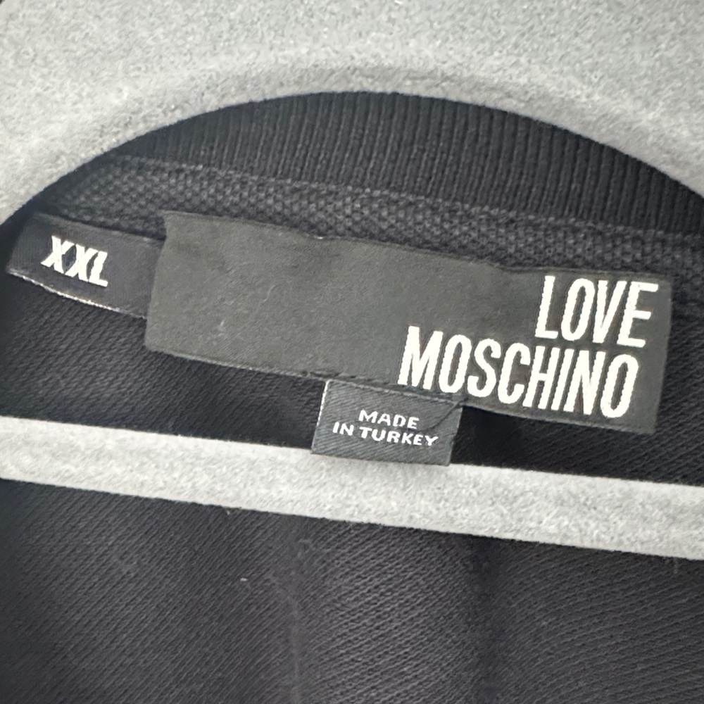 Love Moschino Black Polo with Red Logo - Picture 3 of 13